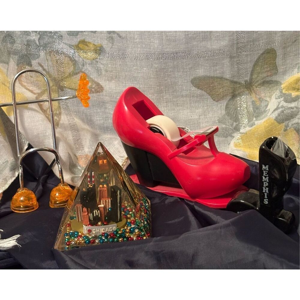 EUC Desk top accessories/Pencil holder, tape dispenser, telephone holder,‎ etc